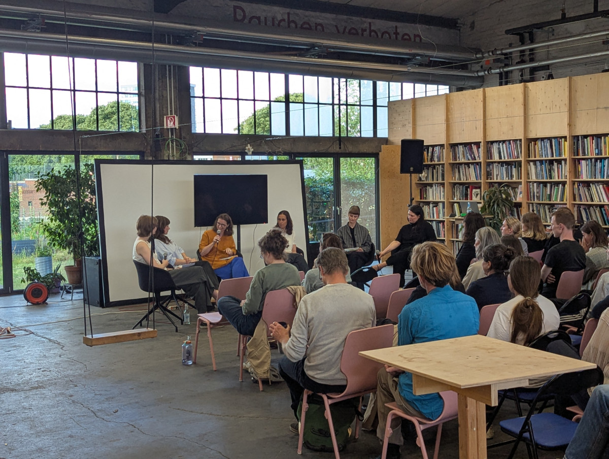 Architects for Future Hamburg moderation at a panel discussion event of the Women in Architecture Festival in 2025