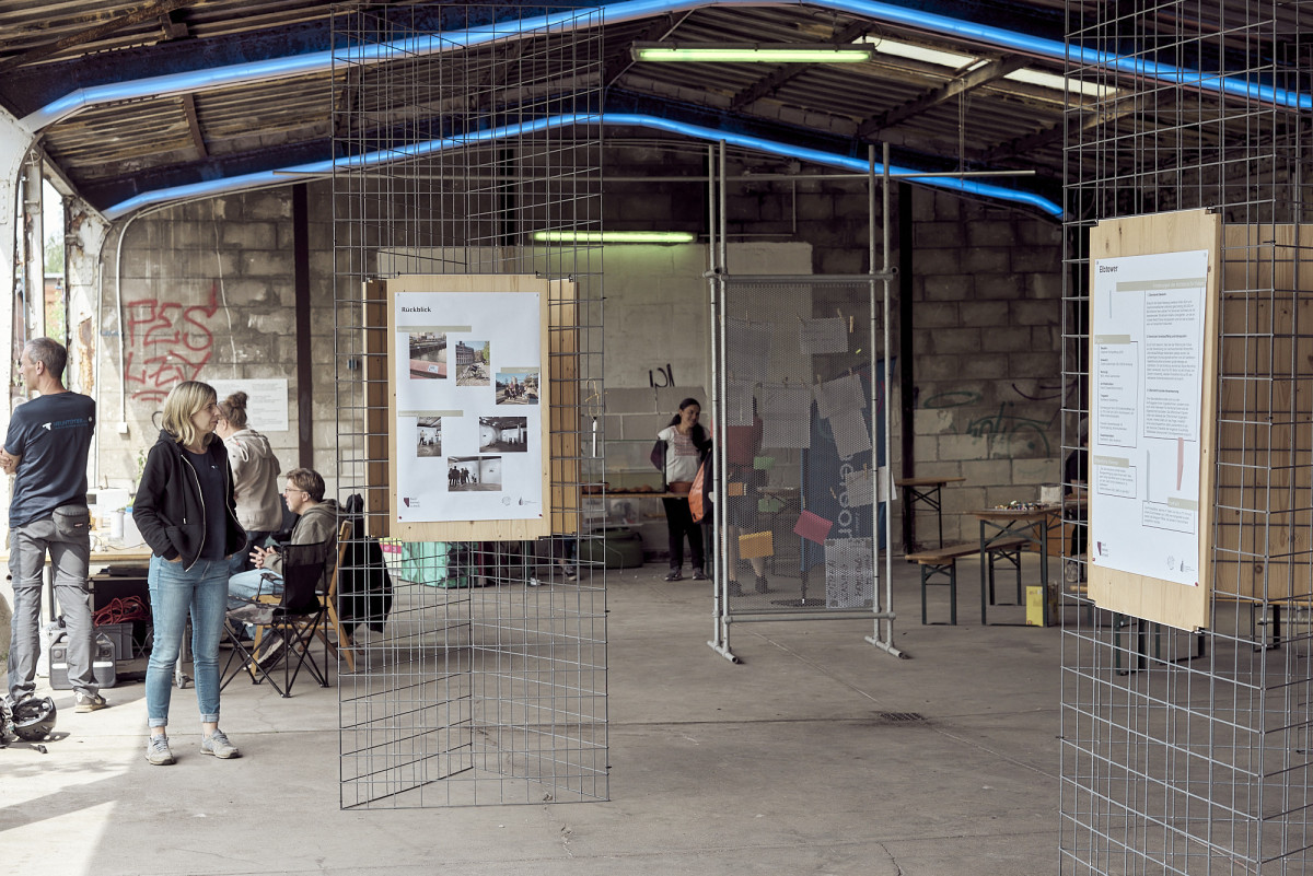Exhibition of Architects for Future Hamburg at the Aspaltsprenger Festival for urban natures in 2024
