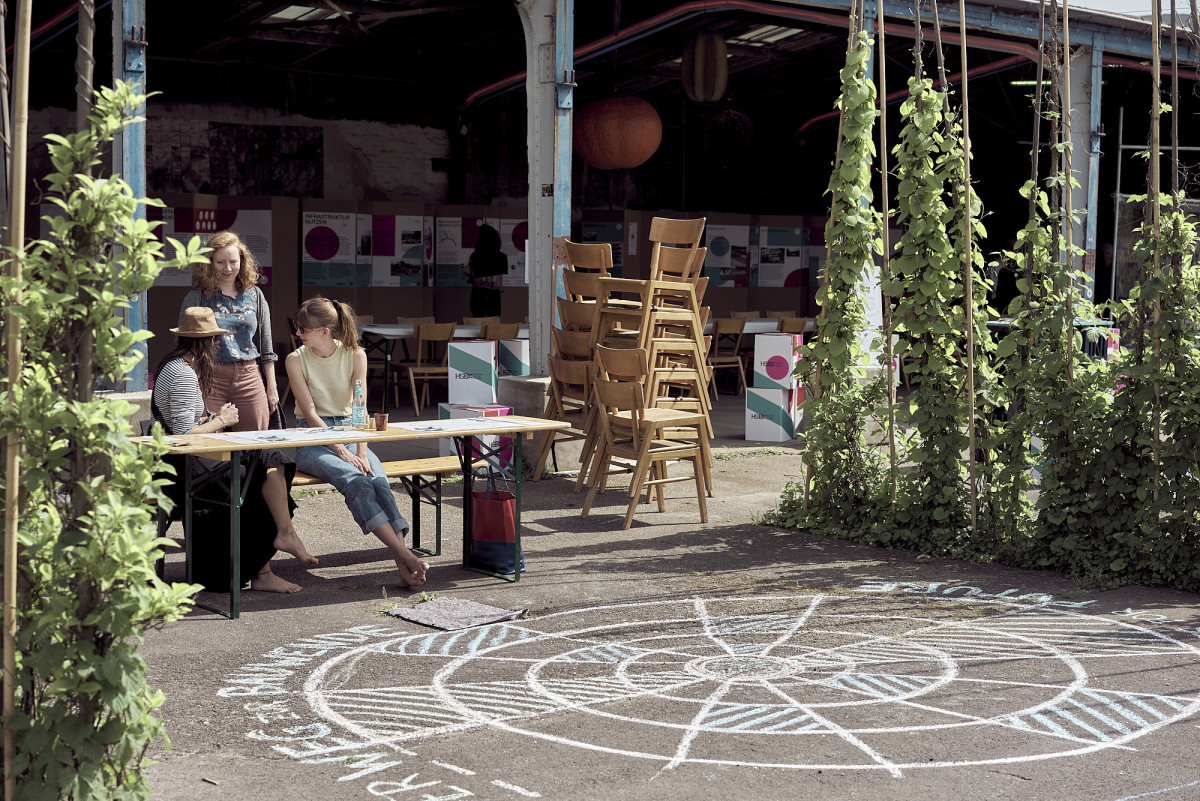 Game for kids of Architects for Future Hamburg at the Aspaltsprenger Festival for urban natures in 2024
